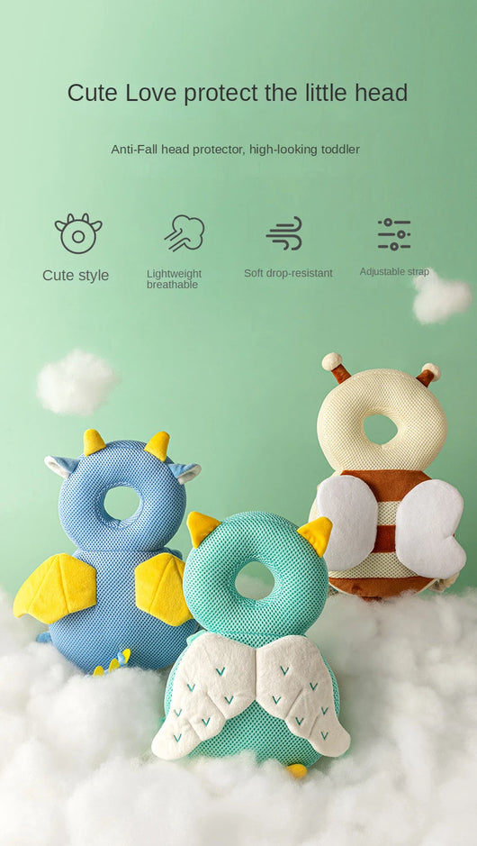 Toddler Head Cushion Backpack, Animal Designs
