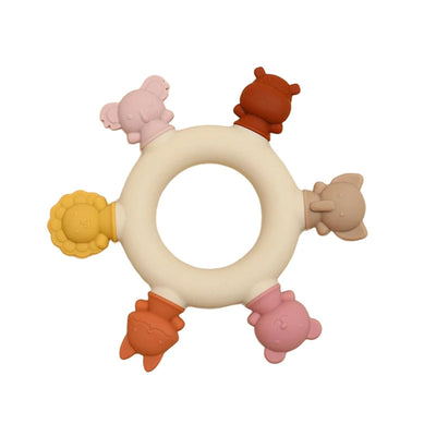 Silicone Animal Teether Ring