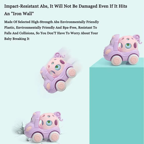 Soft Rattle Roll Car for Toddlers