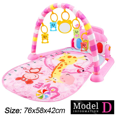 Baby Play Gym with Kick Piano Mat