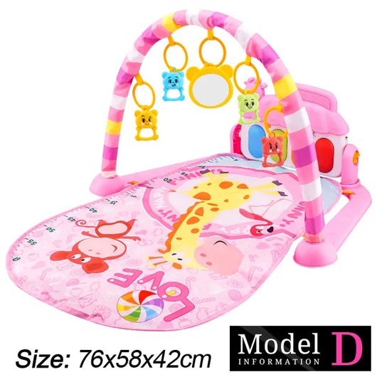 Baby Play Gym with Kick Piano Mat