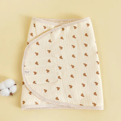 Cotton Muslin Swaddle Wrap, 0–6 Months
