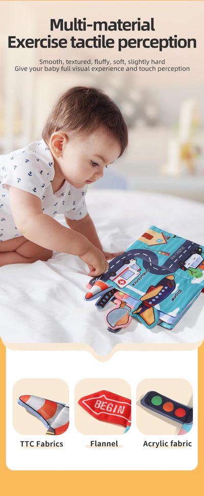 Soft Cloth Book for Babies, 4 Pages