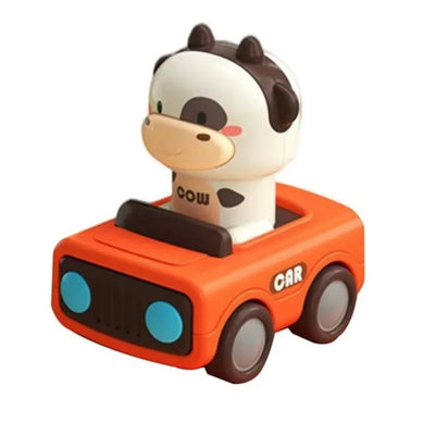 Press-and-Go Animal Race Cars