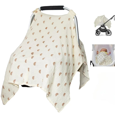 Cotton Car Seat Canopy Cover