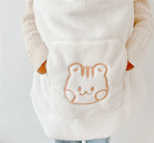 Fleece Stroller & Carrier Blanket with Snaps, 31 × 33 in