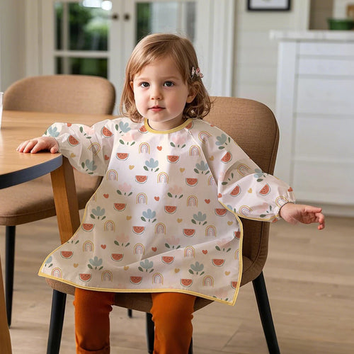 Long-Sleeve Waterproof Smock Bib