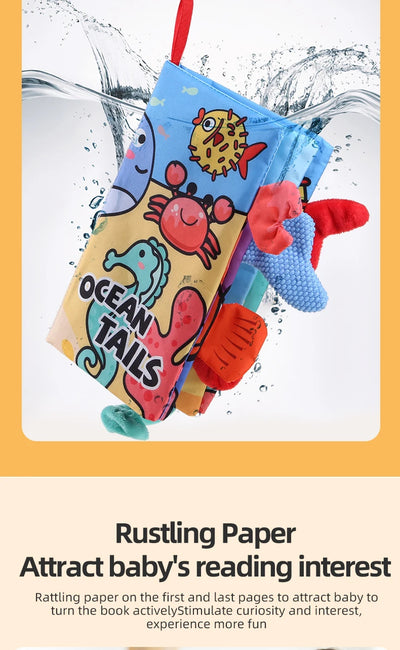Soft Cloth Book for Babies, 4 Pages
