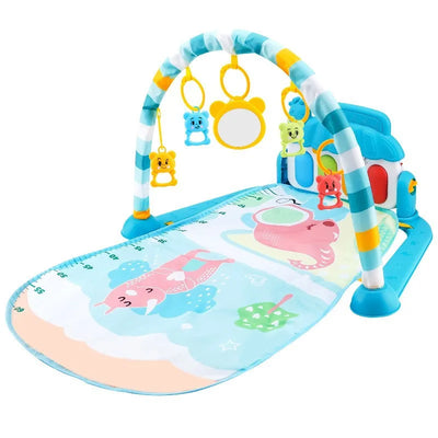 Musical Baby Activity Gym with Piano, Light blue