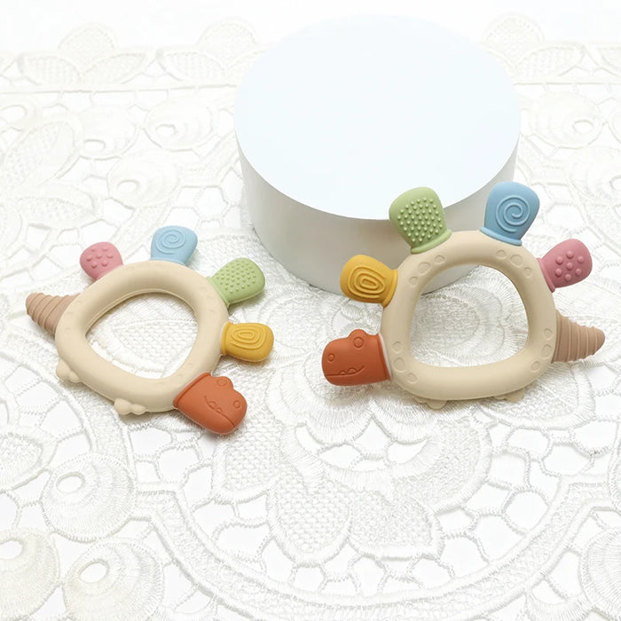 Silicone Dinosaur Teether
