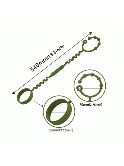 Silicone Toy Straps, 5-Pack