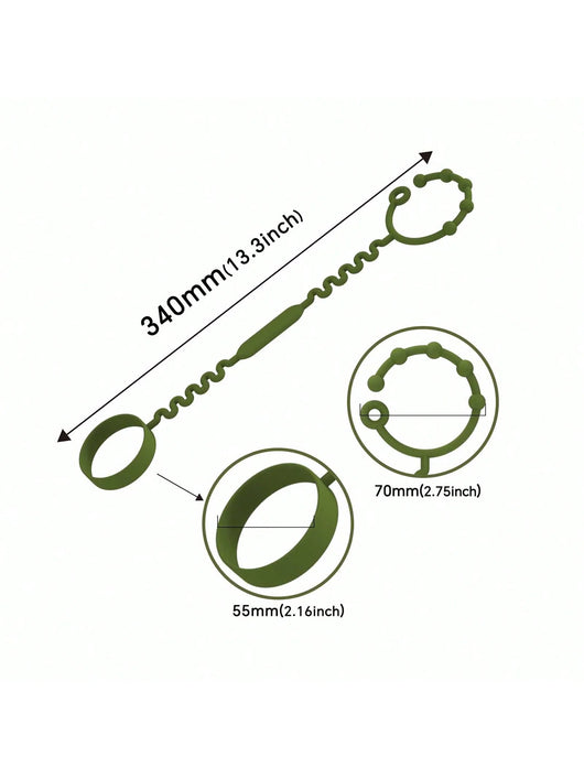 Silicone Toy Straps, 5-Pack