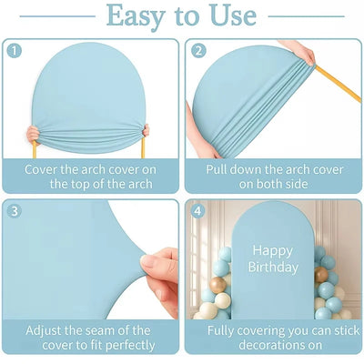 Arch Photo Backdrop Covers for Birthday Parties