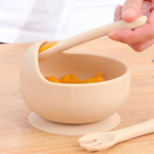 Silicone Baby Feeding Set, 6/7/9 Pieces