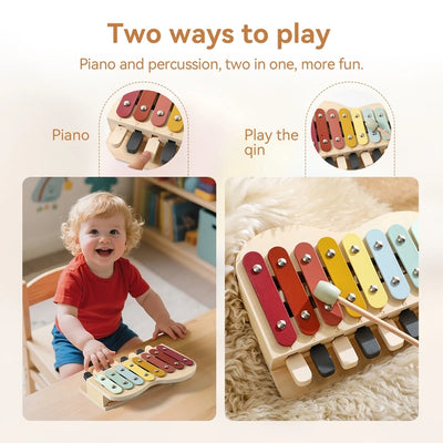 Wooden Xylophone Music Toy