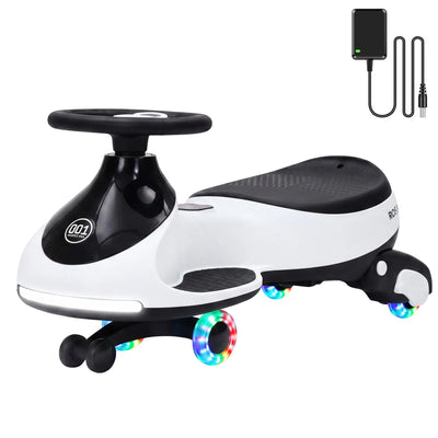 12V Electric Wiggle Car with Pedal & Lights