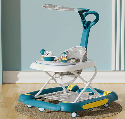 Baby Walker with Canopy, Green