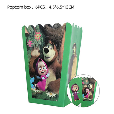 Bear & Girl Themed Birthday Party Supplies