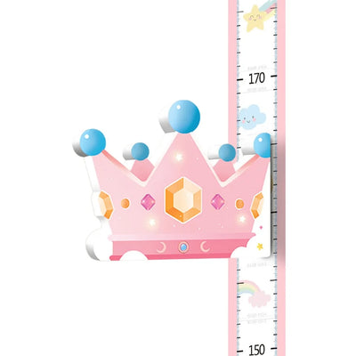 3D Animal Height Chart Wall Stickers
