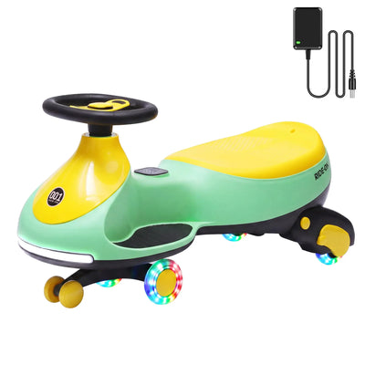 12V Electric Wiggle Car with Pedal & Lights