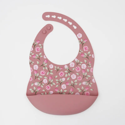 Silicone Baby Bib with Food-Catching Pocket