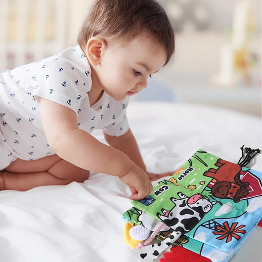 Soft Cloth Book for Babies, 4 Pages