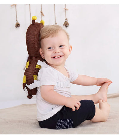 Bee Head Cushion Backpack for Toddlers