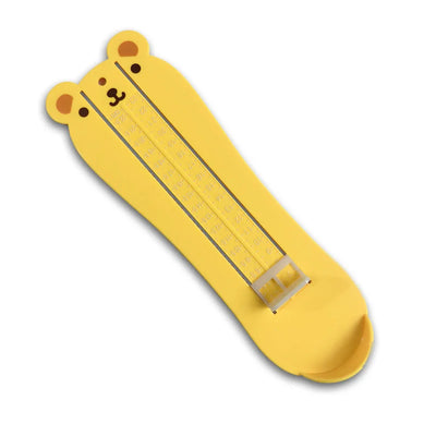 Kids Foot Measuring Device, Shoe Size Gauge, yellow