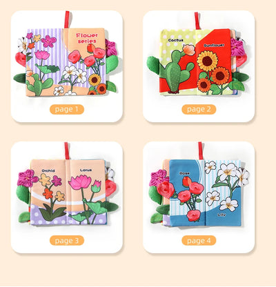 Soft Cloth Book for Babies, 4 Pages
