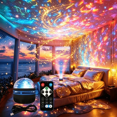 Ocean Wave Star Projector Night Light