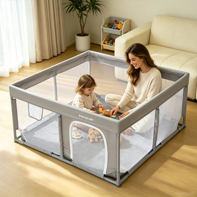 Baby Playpen with Padded Rails, 4 Sizes, product photo 6