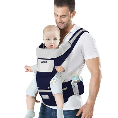 Ergonomic Baby Carrier with Hip Seat, 3–36 Months
