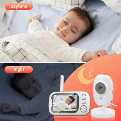 Video Baby Monitor, 3.5 in Screen with Night Vision, product photo 2