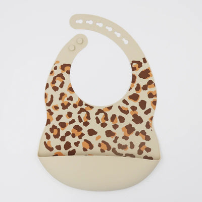 Silicone Baby Bib with Food-Catching Pocket