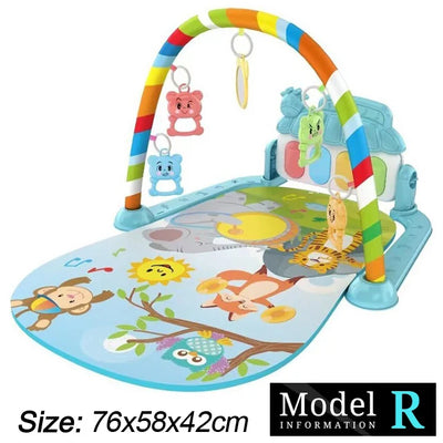 Baby Play Gym with Kick Piano Mat