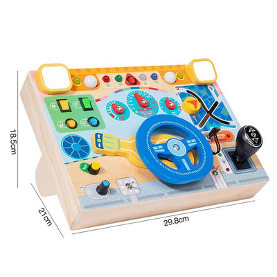 Wooden Pretend-Play Car Dashboard