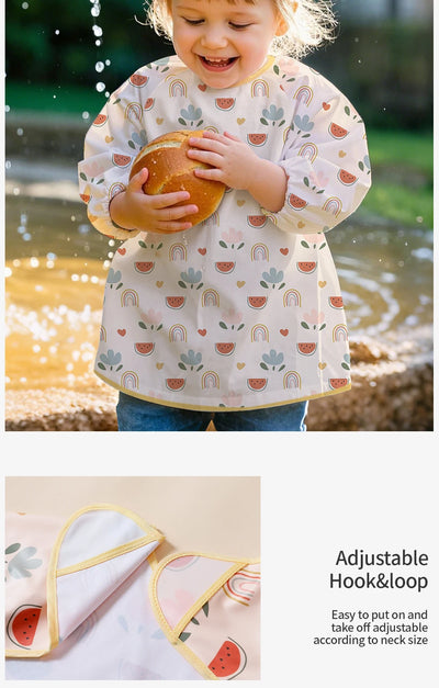 Long-Sleeve Waterproof Smock Bib
