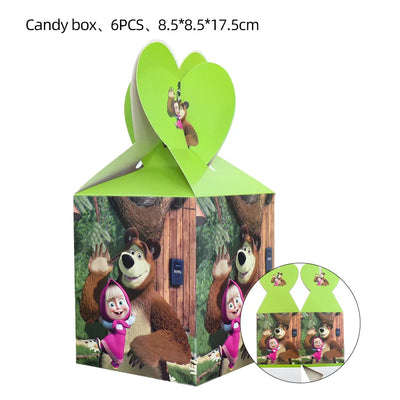 Bear & Girl Themed Birthday Party Supplies