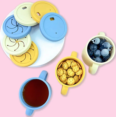 Silicone Baby Feeding Set, 6/7/9 Pieces