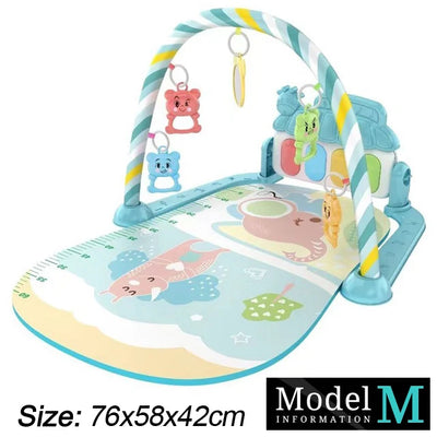 Baby Play Gym with Kick Piano Mat