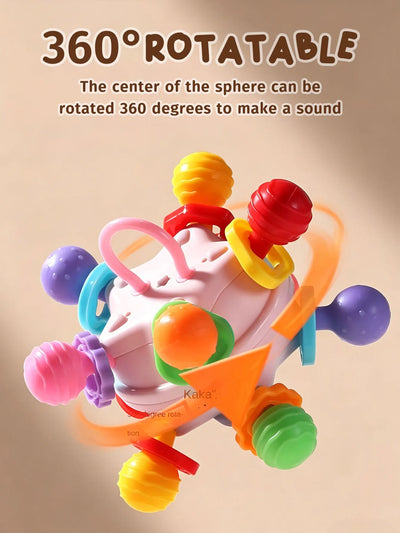 Sensory Teething Ball Rattle