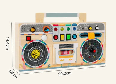 Wooden Pretend-Play Car Dashboard