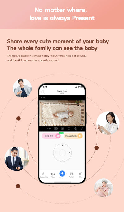 WiFi Baby Monitor Camera with App