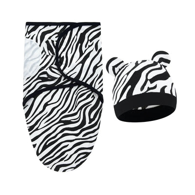 Cotton Swaddle Wrap with Hat