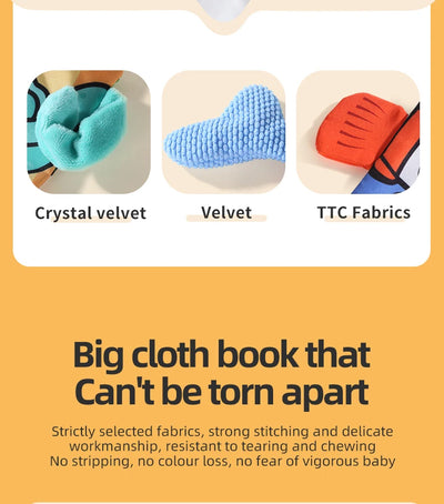 Soft Cloth Book for Babies, 4 Pages