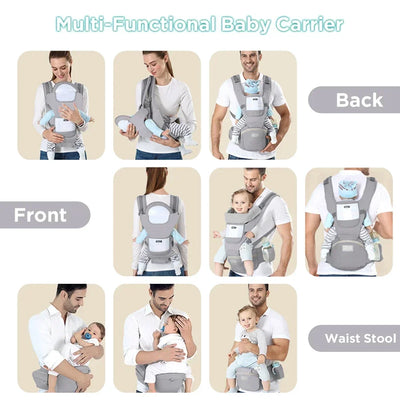 Ergonomic Baby Carrier with Hip Seat, 3–36 Months
