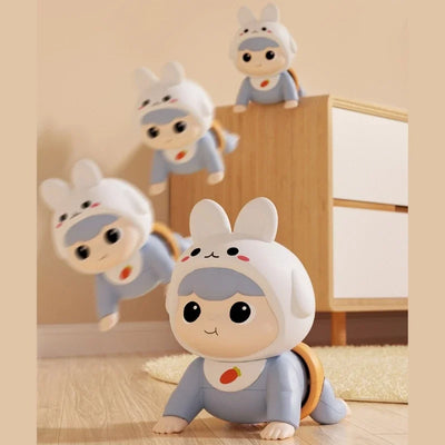 Crawling Baby Animal Toy with Music & Lights