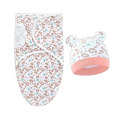 Cotton Swaddle Wrap with Hat