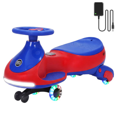 12V Electric Wiggle Car with Pedal & Lights