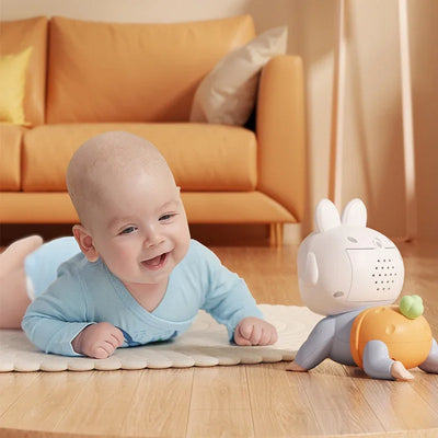 Crawling Baby Animal Toy with Music & Lights